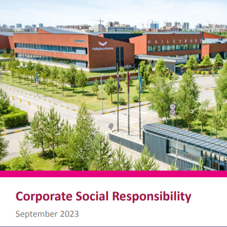 Внедрение корпоративной социальной ответственности в Haileybury Astana